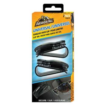 Armor All Sunglass Visor Clip, 2 Pack