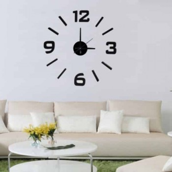 Ason Decor DIY Wall Clock - 500 x 500mm - Black