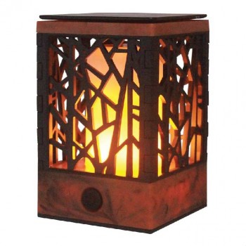 Ason Decor LED Lantern - With Realistic Flame Effect - 19.5 cm