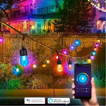 Ason Decor String of 10 Smart LED Light - IP65 - RGB - 11m