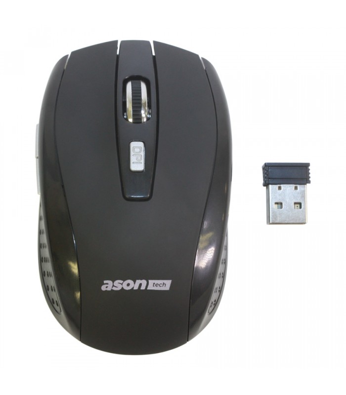 Ason Tech Wireless Optical Mouse - Black