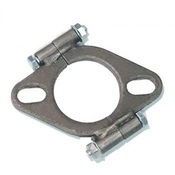 Bride de Silencieux Plate et Ouverte ATLAS 2 1/2" 2 Trous, Universelle