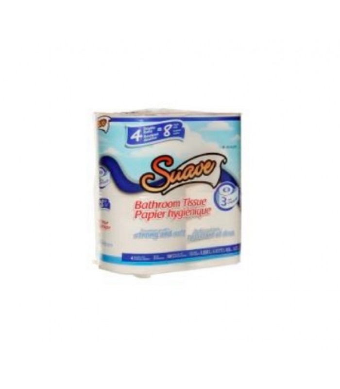 Bathroom Tissue 3 Ply 4 Double Rolls