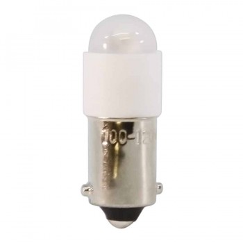 Ampoule DEL baïonnette 120V BA9S - Blanc