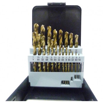 BlackSpur 21 Pc Gold Oxide Drill Bit Set 