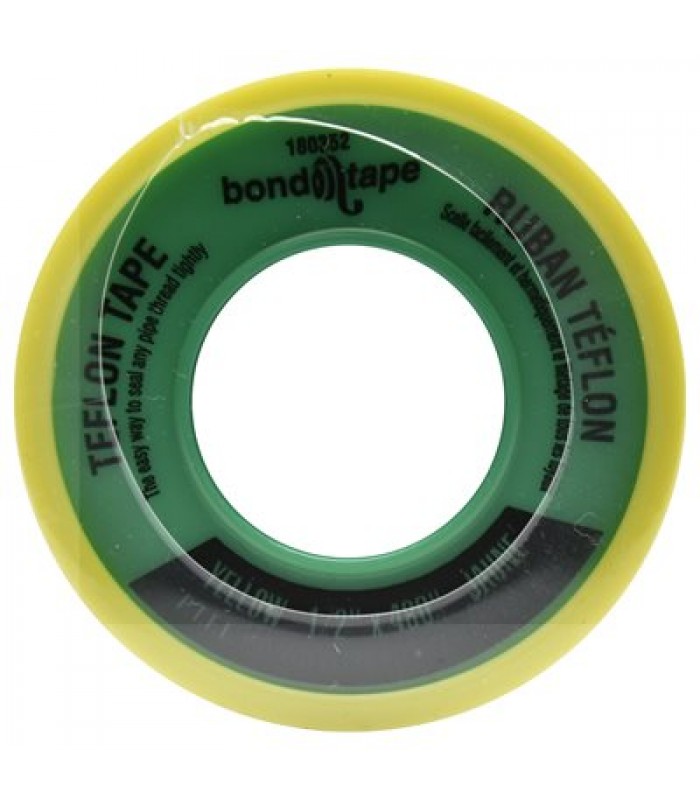 Bondtape Teflon Tape 1/2 In. X 480 In. Yellow