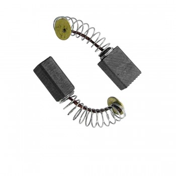 Electric Motor Carbon Brushes Repair Replacement 15mm x 10mm x 6mm - Pack of 2