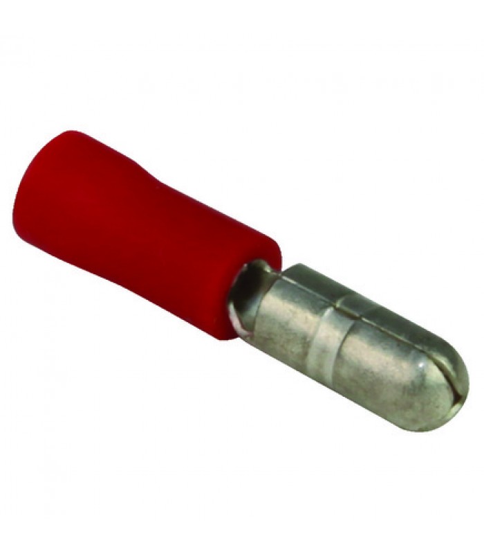 Bullet Terminals 22-18/.156, Male Vinyl Insulated MPD1.25-156, Bag of 25pcs