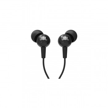 JBL C100SI In-Ear Headphones with Remote and Mic, Black