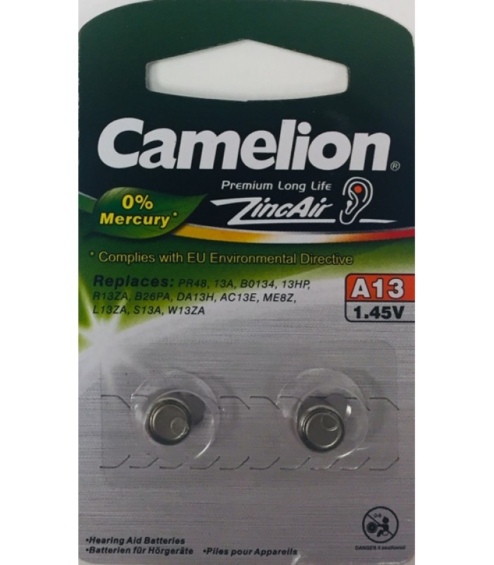 Camelion Hearing Aid Battery 13 - Pack of 2