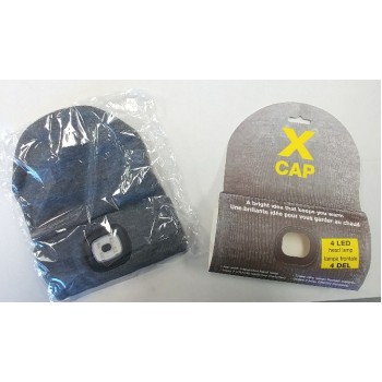 X-Cap Hat with integrated 4 LED Head Lamp