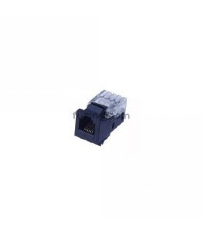 Keystone Garniture RJ45 Noir Cat5e Keystone 90 sans outil de Global Tone