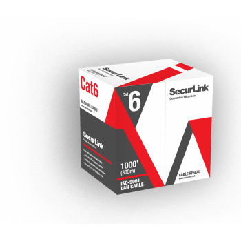 Securlink Cat6 Indoor FT4 1000ft - Blue