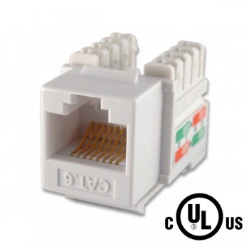 Keystone Garniture RJ45 Blanc Cat6 Keystone 90 outil Impact 110 de Linkit Security