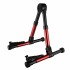 Folding Guitar Stand And Strap - Red