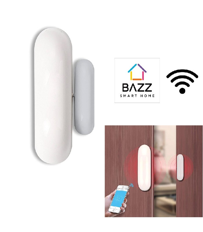 Bazz Wireless Smart Magnetic Contact for Door and Window - N.C.