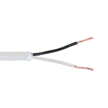 PureVolt Multi-Stranded Wire Cable - 2C/18 AWG - SVT - FT2 - White - 75 m