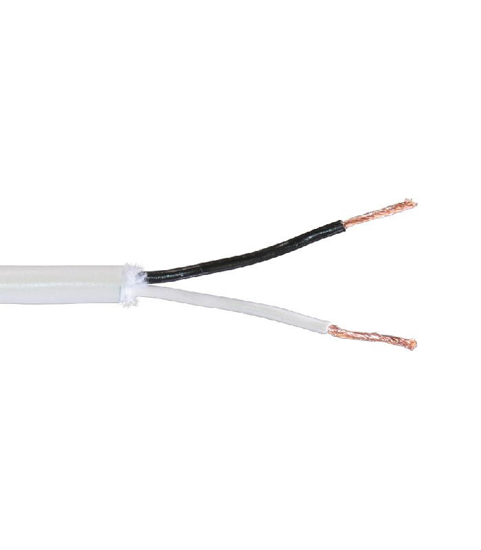 PureVolt Multi-Stranded Wire Cable - 2C/18 AWG - SVT - FT2 - White - 75 m