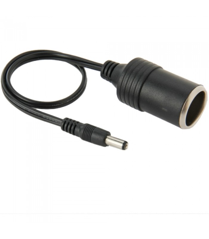 Cigarette Lighter Socket Plug Connector Charger Cable Adapter 30cm 5.5 x 2.1mm