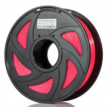 CloneBox Filament PLA d'imprimante 3D 1.75mm Préc. +/-0.01mm 1kg Rose rouge Tr