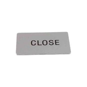 Étiquette "CLOSE" pour plaque NPB22-01C