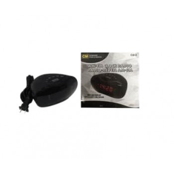 AM-FM Clock Radio Red LED Display CLR-2