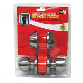 Ensemble de serrures de porte d'entrée à combinaison fini Acier Inoxydable