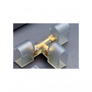Global Tone T Connector line for LED Neon Rope Light one color, 2 pins