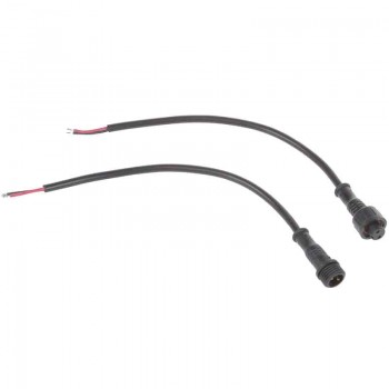 Connecteur mâle et femelle 2 broches étanche IP65 22AWG pour bandes DEL