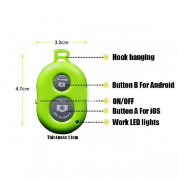 Contrôle à distance bluetooth pour déclencheur de caméra Samsung, Iphone