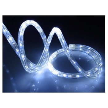 Global Tone LED Rope Light, Cool White, 12vdc, 50 Leds, 2.4W , IP68, 5mts