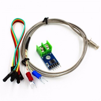 DC 5V MAX6675 Module + K Type Thermocouple Temperature Sensor for Arduino