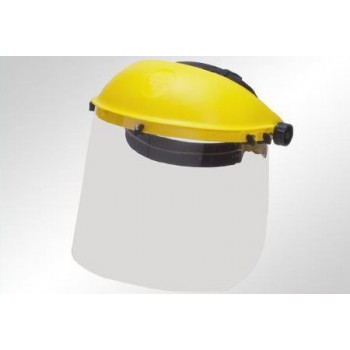 HC Safety Clear face shield with aluminum bond