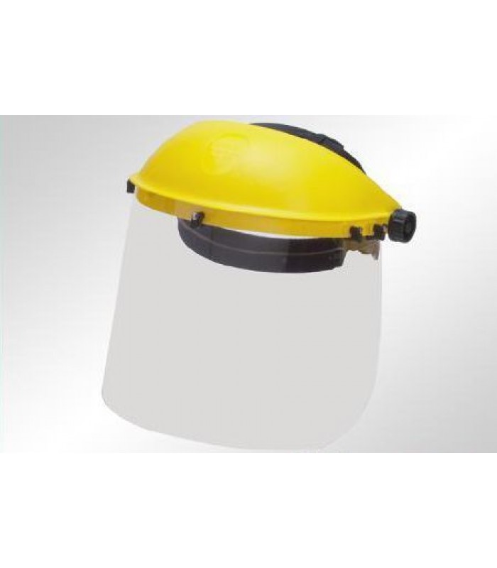 HC Safety Clear face shield with aluminum bond