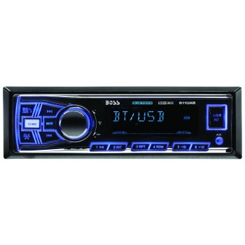 Boss 611UAB MECH-LESS Multimedia Player (No CD/DVD) Bluetooth Single DIN 50W x 4
