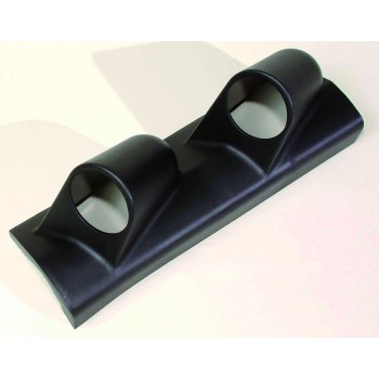 Support noir de manomètres pour 2 manomètres 52 mm / 2 po. AL-02B