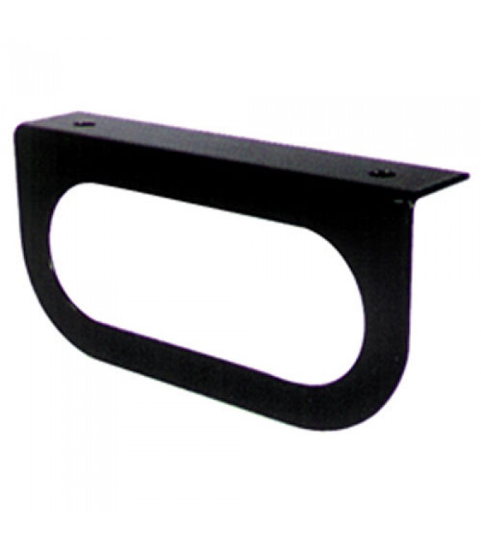 Black Enamel Steel Mounting Bracket for 2″x6″ Oval Lamps