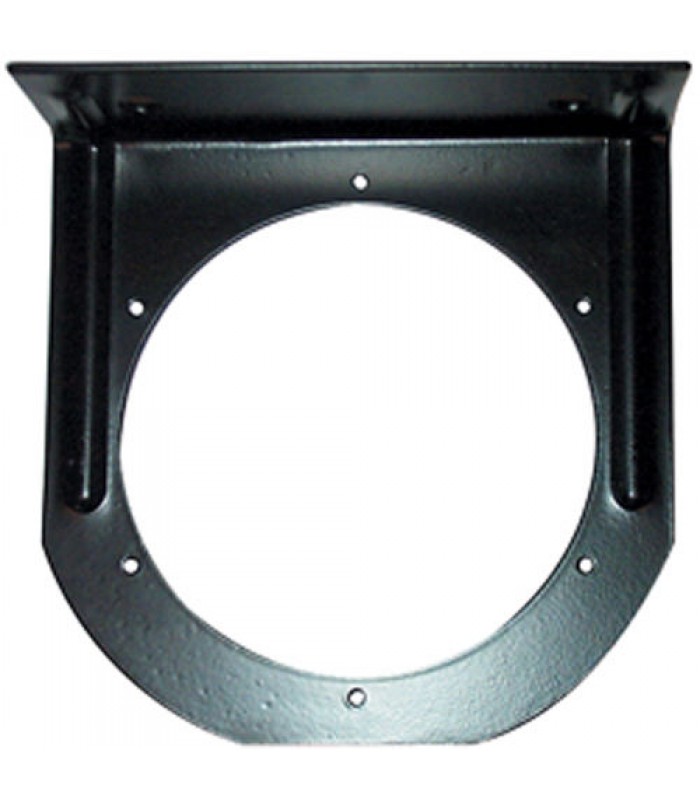 Black Enamel Steel Mounting Bracket for 4″ Round Lamps