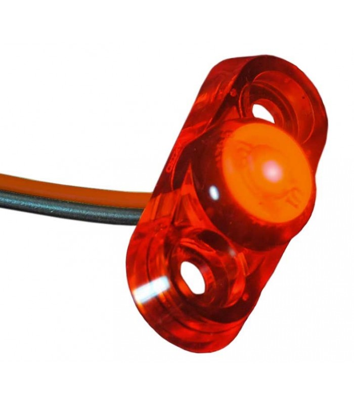 Jammy J-57-R - PC Rated Micro LED Side Marker - Red