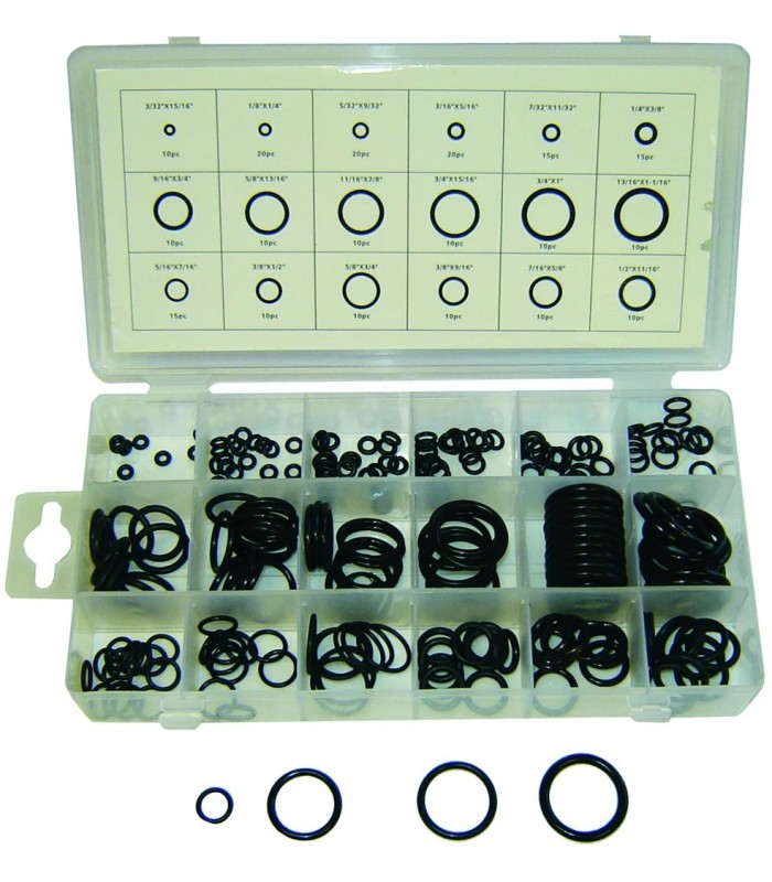 Rodac Canada Oring Assortment - 225 Pieces SAE 18 popular sizes