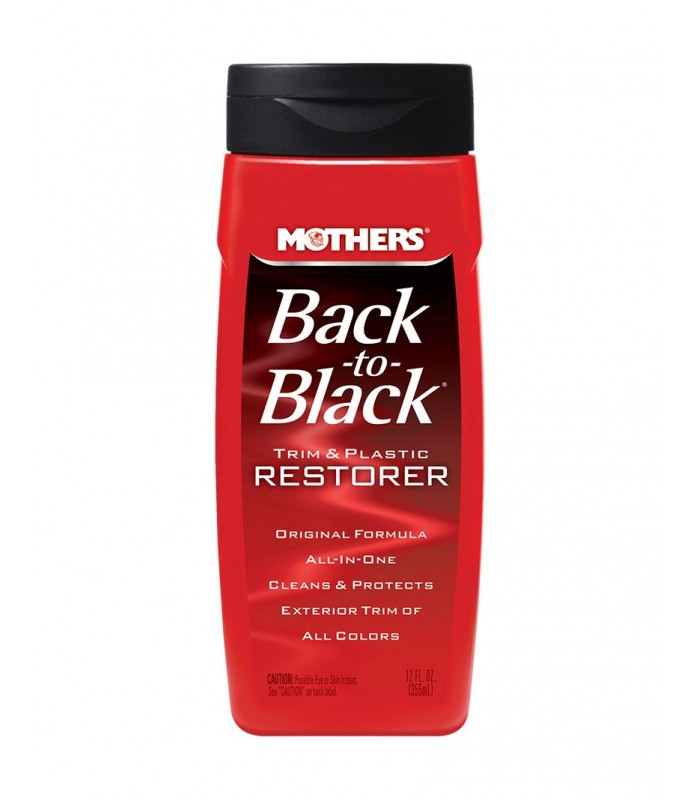 Mothers 36112 Back-To-Black Trim & Plastic Restorer - 355ml