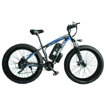 Vélo "Fat-Bike" électrique de Maui BIK901 350 Watt Bleu
