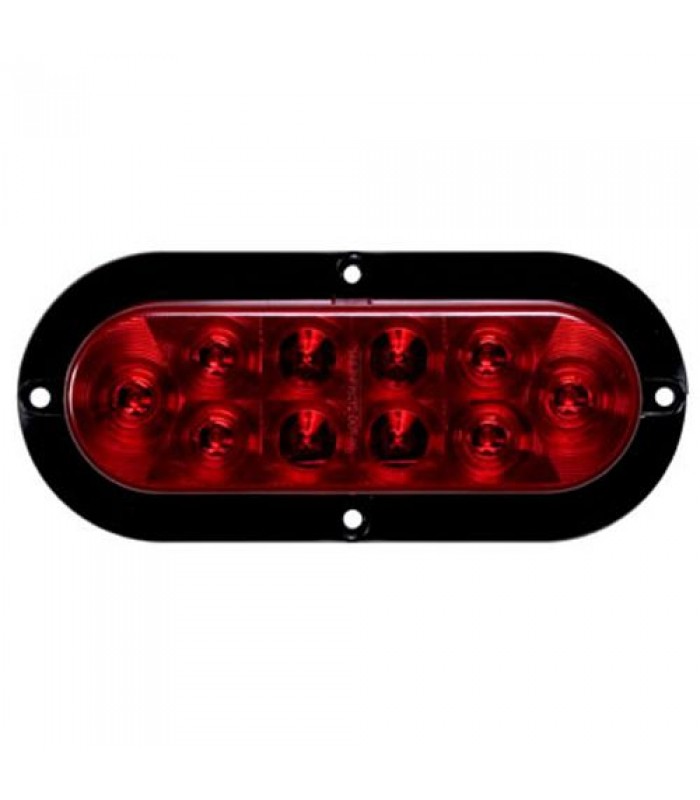 Red stop/turn/tail light, hard wired, 12V LED