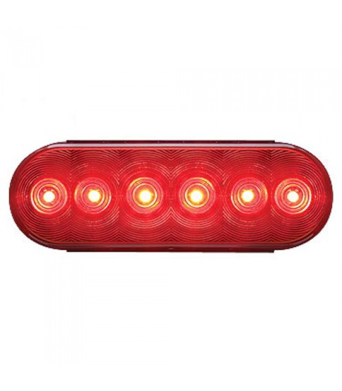 Red recess mount stop/turn/tail light, PL-3 connection LED