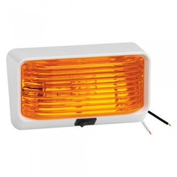 Lampe de porche Bargman avec base Blanche et interrupteur