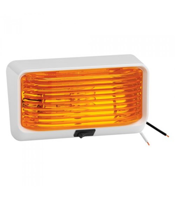 Lampe de porche Bargman avec base Blanche et interrupteur