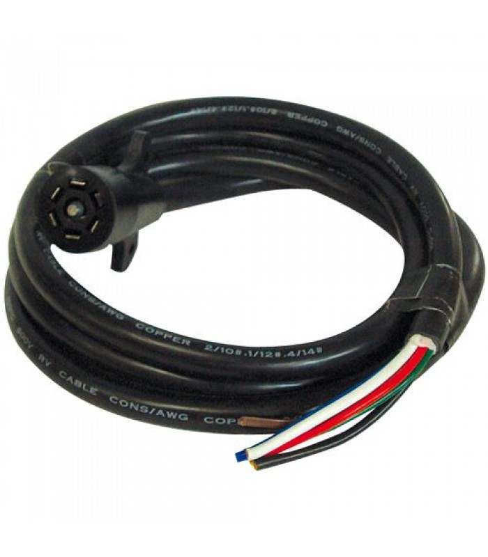 7-WAY TRAILER CORD 6FT. 14 GA.