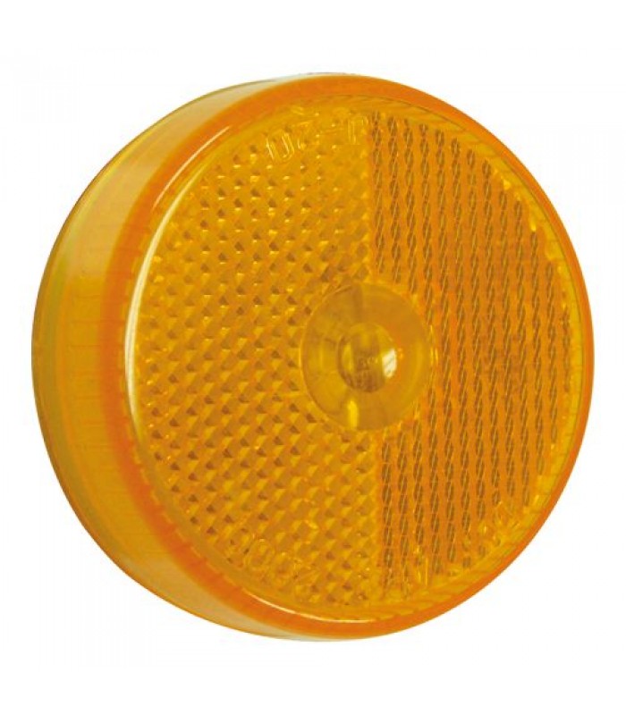 Clear rear light 2 in. Round Amber