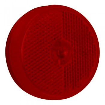 Clear rear light 2.5 in. Round Red