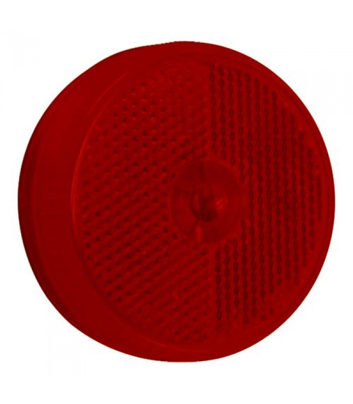 Clear rear light 2.5 in. Round Red